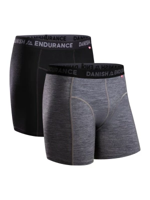 Foto van product DANISH ENDURANCE Boxershorts 'Merino' grijs / zwart