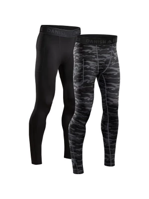 Foto van product DANISH ENDURANCE Functionele broek 'Power Compression' grijs / zwart