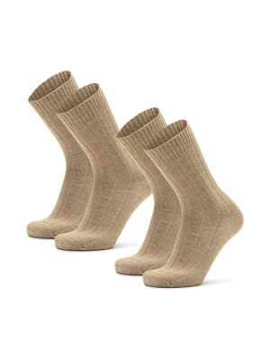 Foto van product DANISH ENDURANCE Sokken 'Alpaca Crew' beige