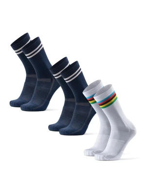 Foto van product DANISH ENDURANCE Sportsokken 'Aero Cycling Crew' donkerblauw / wit