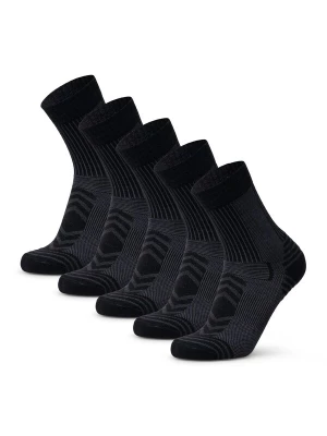 Foto van product DANISH ENDURANCE Sportsokken 'Light Hiking Crew' donkergrijs / zwart