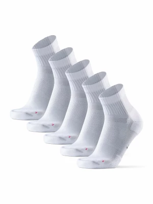 Foto van product DANISH ENDURANCE Sportsokken 'Long Distance Quarter' grijs / bloedrood / wit