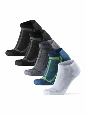 Foto van product DANISH ENDURANCE Sportsokken 'Long Distance Running Low-Cut' enziaan / donkergrijs / zwart / offwhite