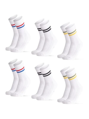 Foto van product DANISH ENDURANCE Sportsokken 'Tennis Crew' blauw / rood / zwart / wit