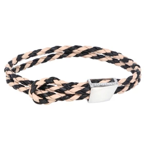 Foto van product Davidoff Armband 'Home Run' zwart / zilver