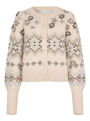 Foto van product Dea Kudibal Gebreid vest 'Livadea' beige / crème / lichtblauw / bruin