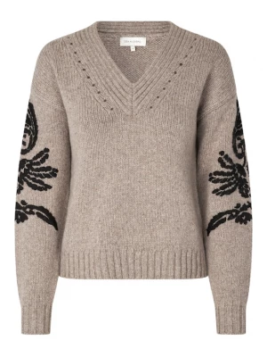 Foto van product Dea Kudibal Trui 'Pippadea' beige gemêleerd / zwart