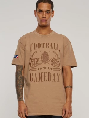 Foto van product DEF Shirt 'Gameday' beige / bruin