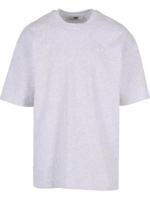 Foto van product DEF Shirt 'Leader' grijs gemêleerd / wit