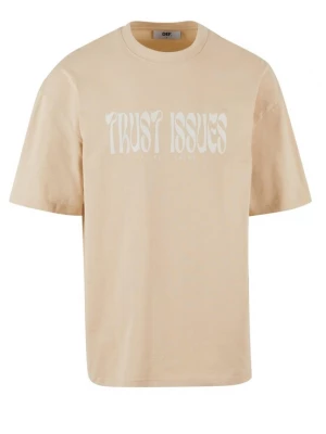 Foto van product DEF Shirt 'Trust Issues' crème / wit
