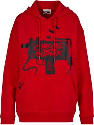 Foto van product DEF Sweatshirt rood / zwart