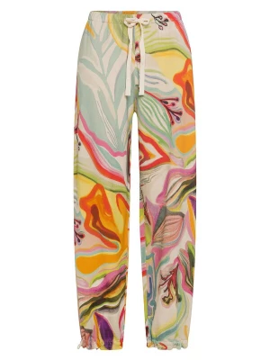 Foto van product DEHA Sportbroek 'Flower Power' geel / lichtgroen / oranje / rosé