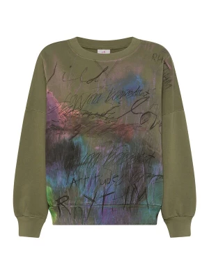 Foto van product DEHA Sweatshirt olijfgroen / gemengde kleuren