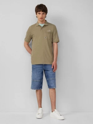 Foto van product Denim bermuda / relaxed fit / mid rise / carpenter style s.Oliver blauw