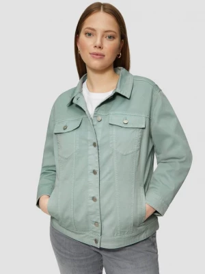 Foto van product Denim jack in een slanke pasvorm QS groen
