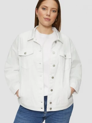 Foto van product Denim jack in een slanke pasvorm QS wit