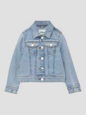 Foto van product Denim jack met drukknopen s.Oliver blauw