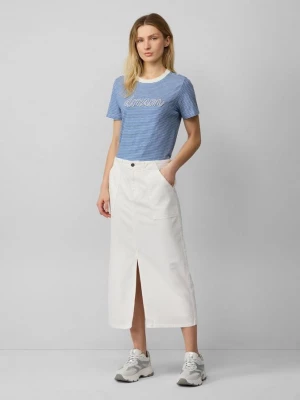 Foto van product Denim midirok met split s.Oliver wit