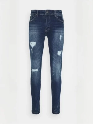 Foto van product Denim Project Jeans ' DPMMr Red Destroy ' donkerblauw
