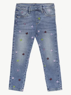 Foto van product Denim tregging / skinny fit / mid rise / skinny leg / met borduursel s.Oliver blauw