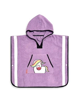 Foto van product Denokids Badjas lila / zwart / wit