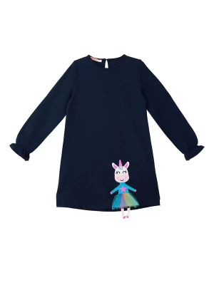 Foto van product Denokids Jurk azuur / donkerblauw / poederroze