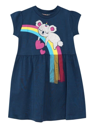 Foto van product Denokids Jurk 'Koala' donkerblauw / geel / grijs / groen
