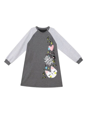 Foto van product Denokids Jurk 'Wild Cat' geel / antraciet / zwart / wit