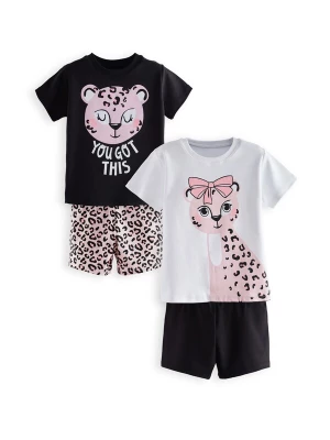Foto van product Denokids Nachtkledij 'Leopard' rosa / zwart / wit