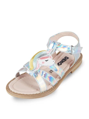 Foto van product Denokids Sandalen lichtblauw / rosa / zilver / wit