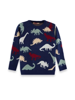 Foto van product Denokids Trui navy / lichtgeel / pastelgroen / rood