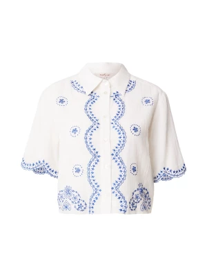 Foto van product Derhy Blouse 'EULALIE' blauw / offwhite