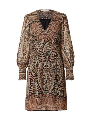 Foto van product Derhy Jurk 'DARJEELING' camel / donkeroranje / zwart