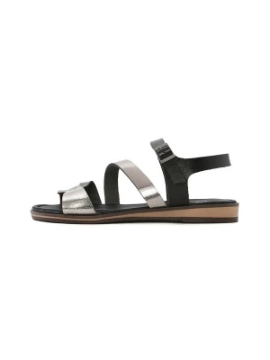 Foto van product Derimod Sandalen met riem zwart / zilver