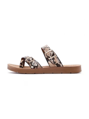 Foto van product Derimod Teenslipper bruin gemêleerd