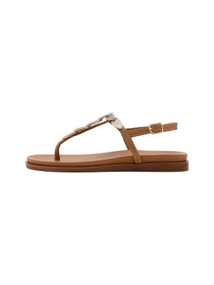 Foto van product Derimod Teenslipper lichtbruin / gemengde kleuren