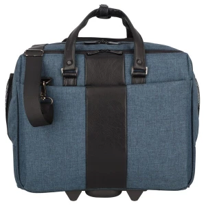 Foto van product Dermata Trolley duifblauw / zwart