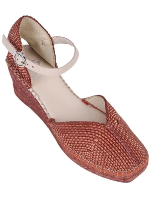 Foto van product Desa Espadrilles 'Keilabsatz-Slipper' roestrood