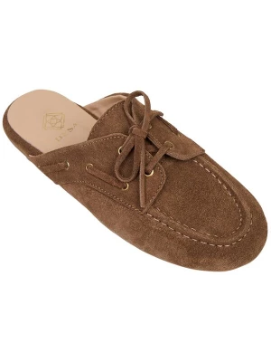 Foto van product Desa Huisschoenen 'Pantoletten' bruin