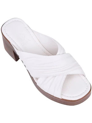 Foto van product Desa Huisschoenen 'Plattformrutschen' wit
