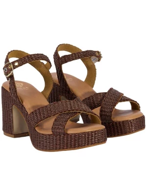Foto van product Desa Sandaal 'Plateau-Sandalen' bruin