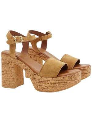 Foto van product Desa Sandaal 'Plateau-Sandalen' kastanjebruin
