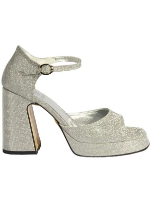 Foto van product Desa Sandalen met riem 'Plateau-Absätze' zilver