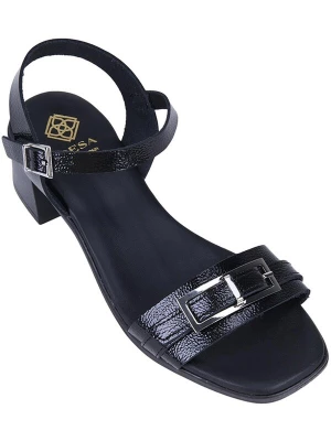 Foto van product Desa Teenslipper 'Sandalen mit Blockabsatz' zwart