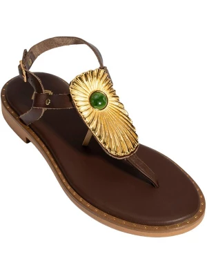Foto van product Desa Teenslipper 'Zehenring-Sandalen' bruin