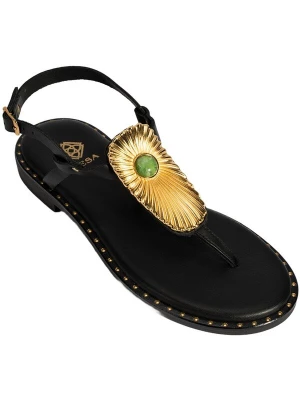 Foto van product Desa Teenslipper 'Zehenring-Sandalen' zwart
