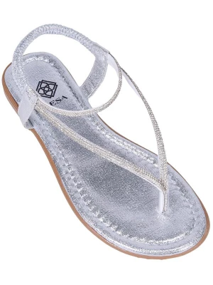 Foto van product Desa Teenslipper 'Zehenstegsandalen' zilver