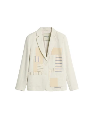 Foto van product Desigual Blazers beige / lichtblauw / zwart / offwhite
