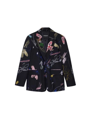Foto van product Desigual Blazers indigo / pasteelgeel / rosa / zwart