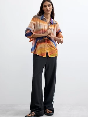 Foto van product Desigual Blouse blauw / oranje / perzik / donkeroranje